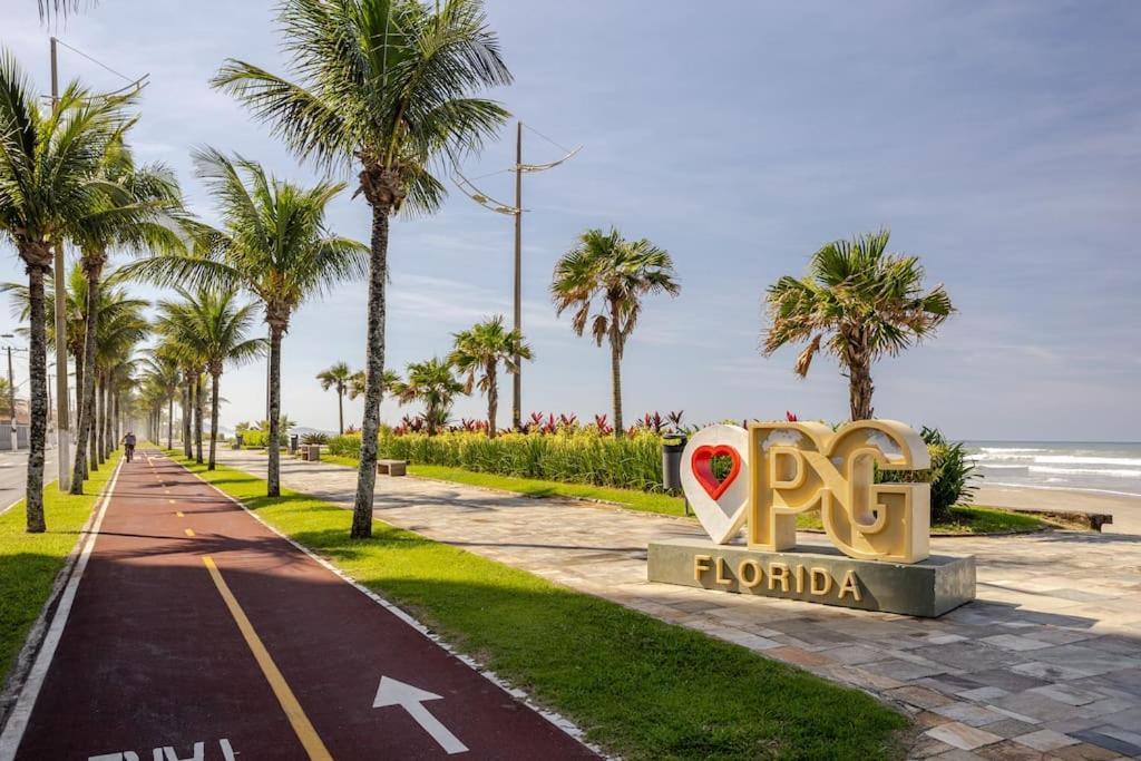 Apartamento Frente Para O Mar 6 Pessoas Com Estacionamento Praia Grande  Kültér fotó